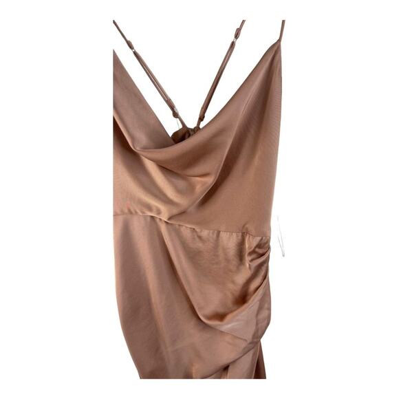 Significant Other Aria Cowl Neck Satin Maxi Dress Formal Gala Party Prom Size 2 - Picture 9 of 16